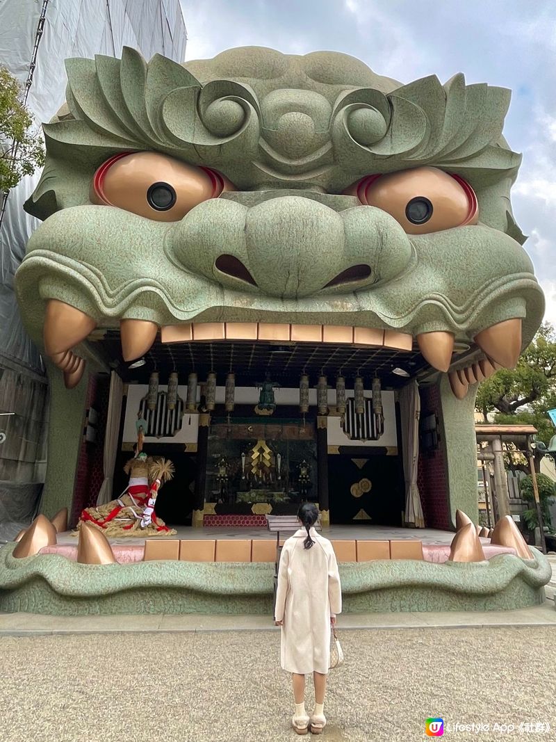 日本大阪最霸氣的打卡神社