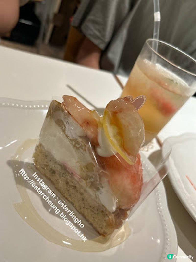 季節限定 🍑 白桃芝士撻 🍰 白桃茉莉冰茶 🍹