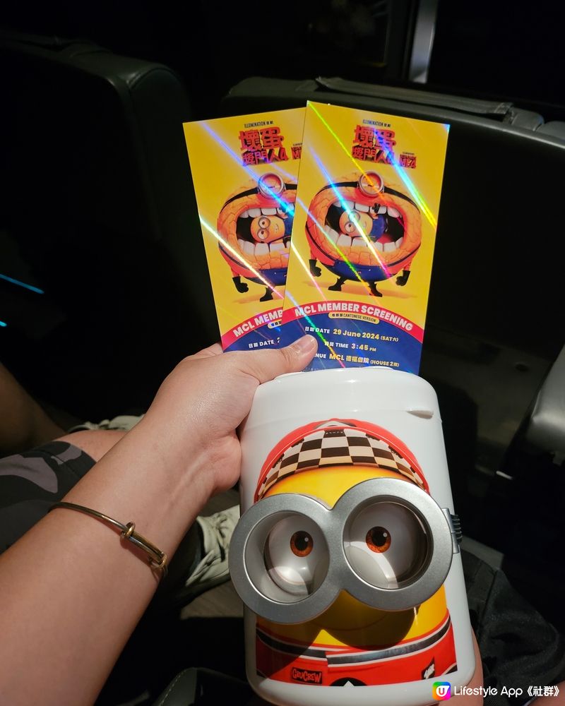 minions 限定爆谷！買1得2😍🎬📽