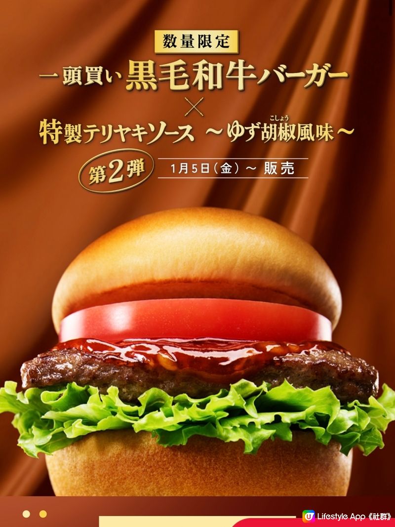 日本知名快餐店! 今期新品推介🍔🍟 12/01/2024