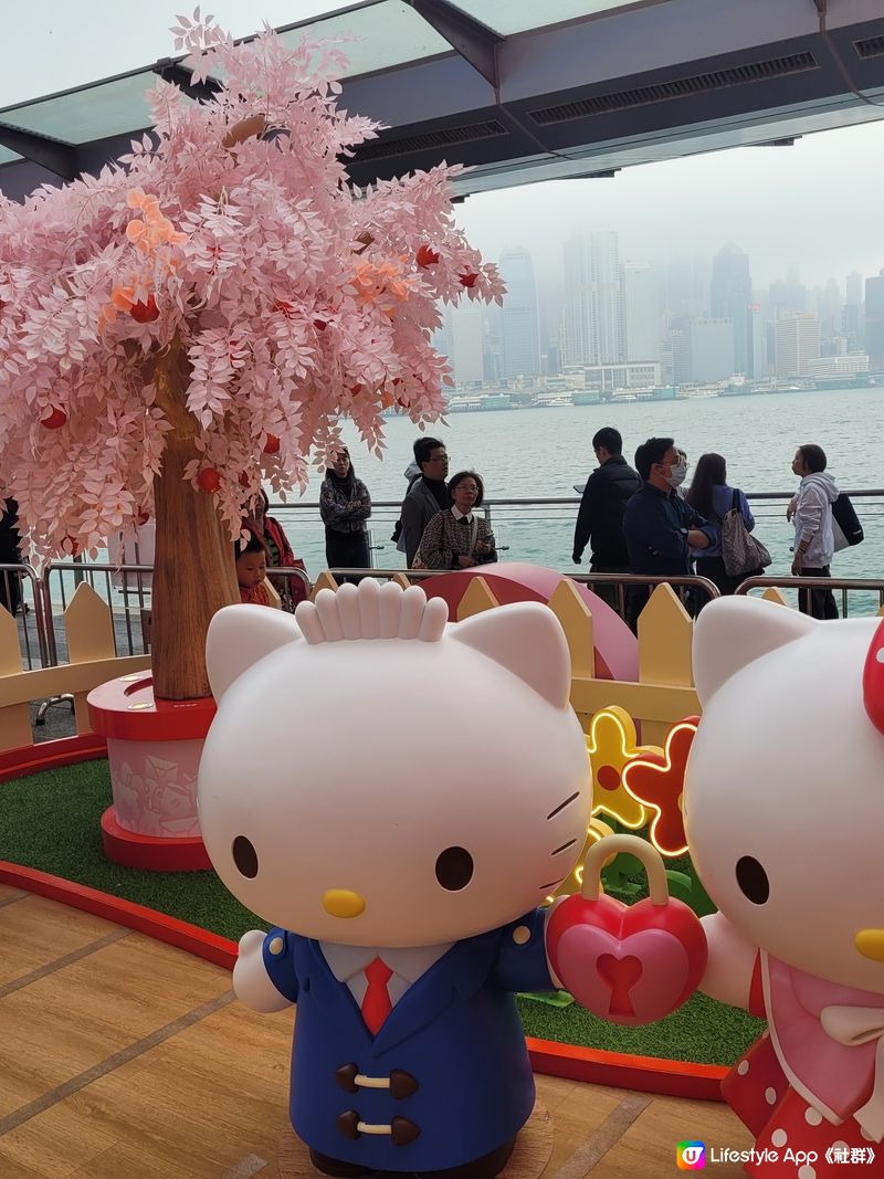 過年去海港城同Hello Kitty打卡！