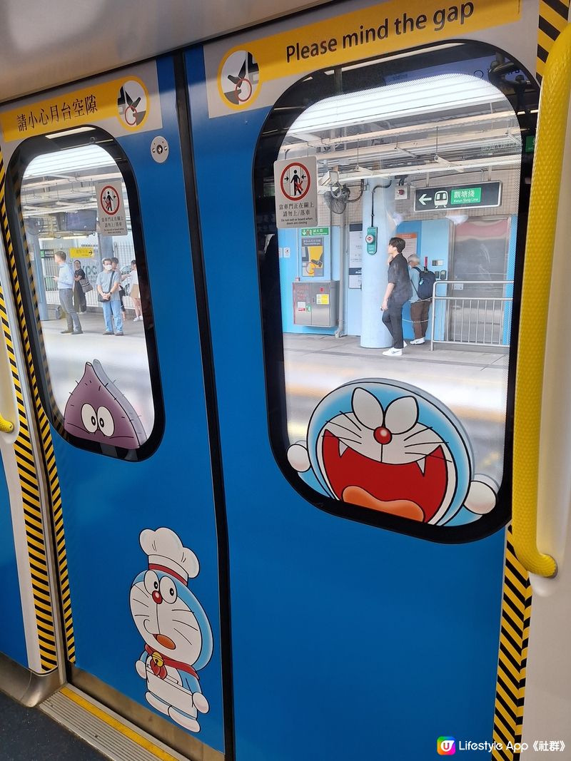 上班都撞到多啦A夢的主題列車，勁開心🤩