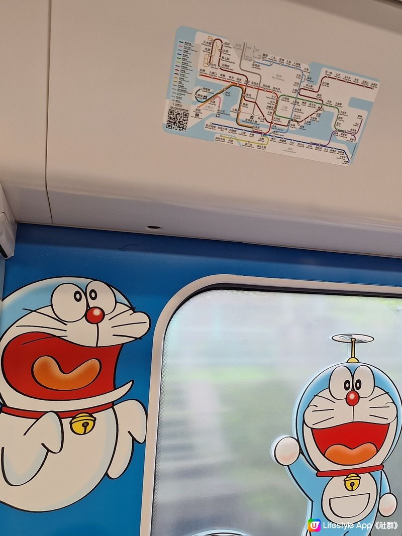 上班都撞到多啦A夢的主題列車，勁開心🤩