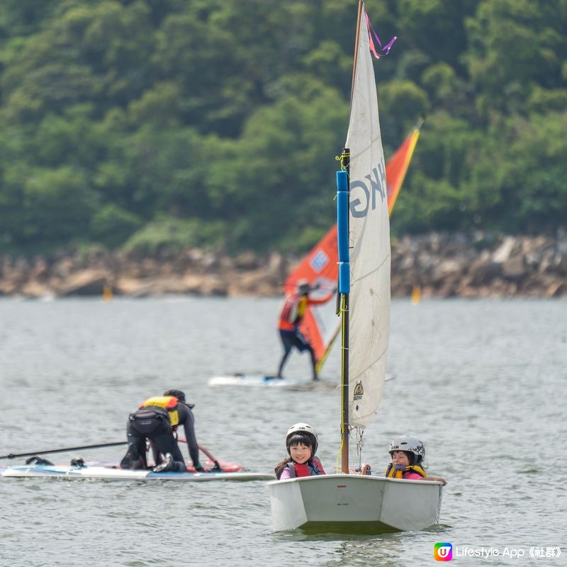 【赤柱風帆體驗】讓小朋友自行駛風帆 親歷航海樂趣