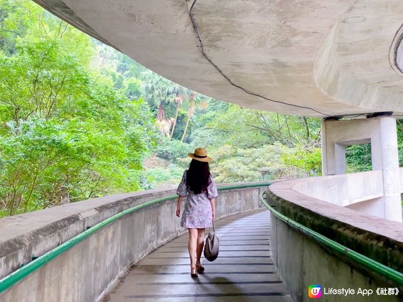 【秘點打卡📸】第一次見這麼設計獨特的雙層天橋～上層是行車天...