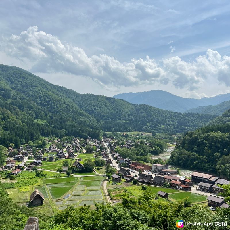 白川鄉合掌村，美到暈😍