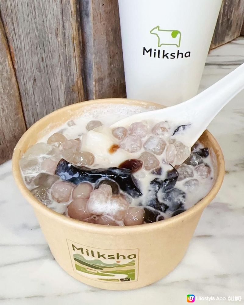 麻糬控必試 ♥ 大碗、好味又抵食！►Milksha全新手工麻糬仙草杯