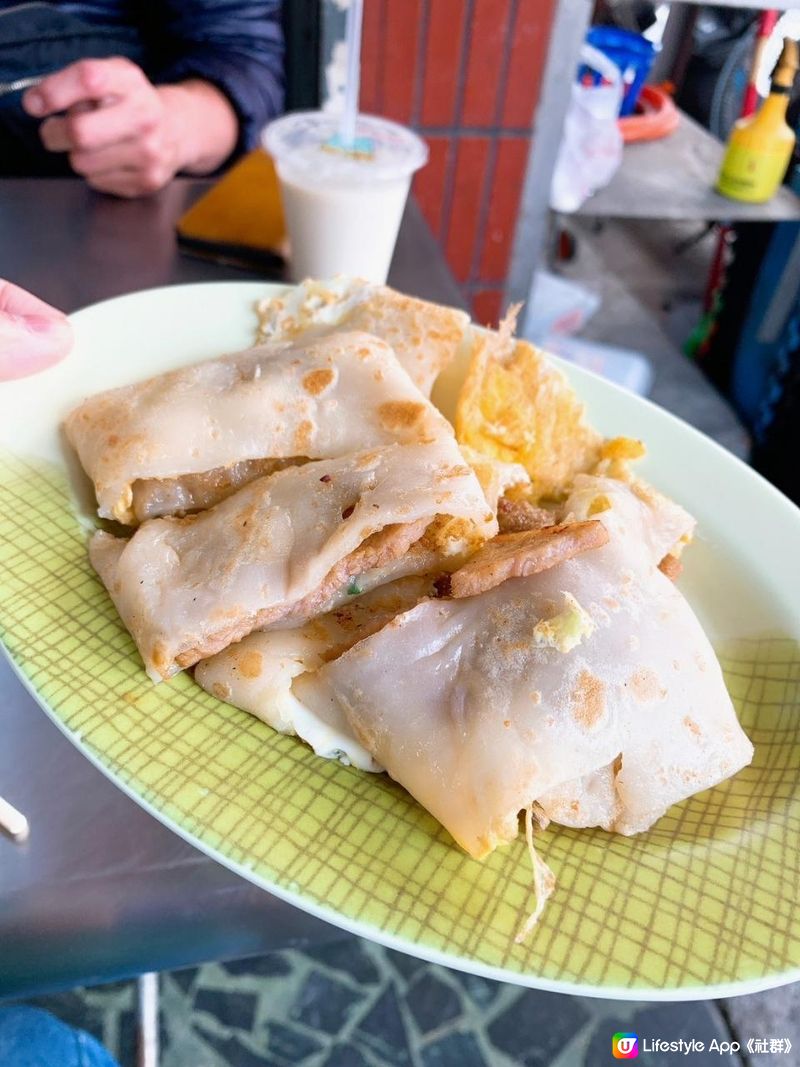 台灣/高雄 輝華早點 中式早餐 古早味粉漿蛋餅 份量超大 市場美食(高雄捷運:後驛站)