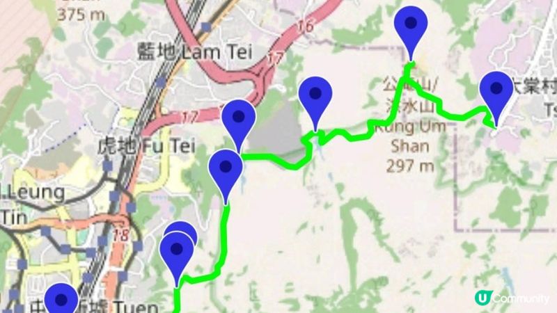 【屯門至大棠行山篇】屯門彩虹欄杆、藍地水塘、洪水坑水塘、公庵山