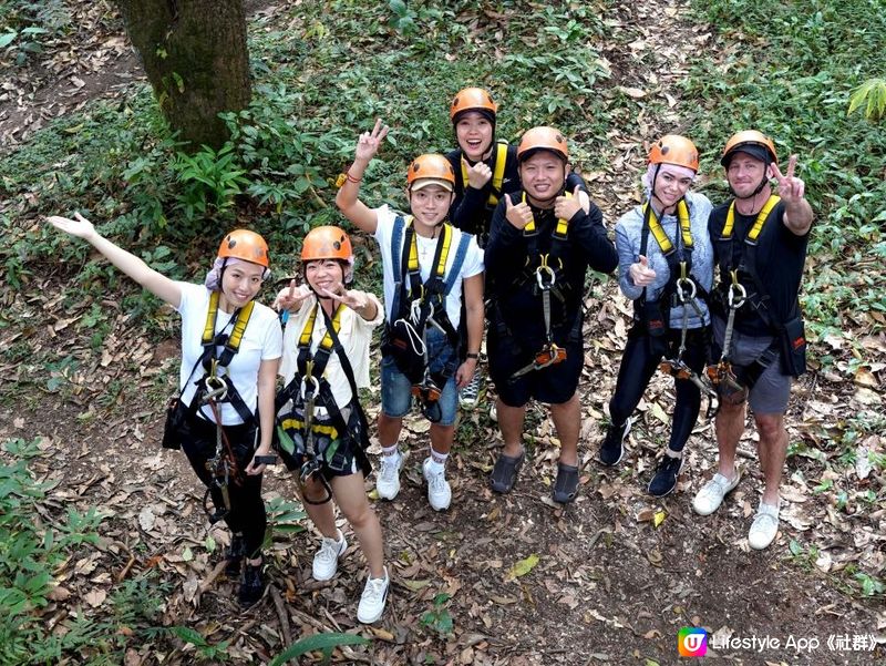 嚇破膽活動HK$373平玩「Skyline Adventure」空中鋼索ZIPLINE 清邁野外飛越森林大峽谷超刺激！