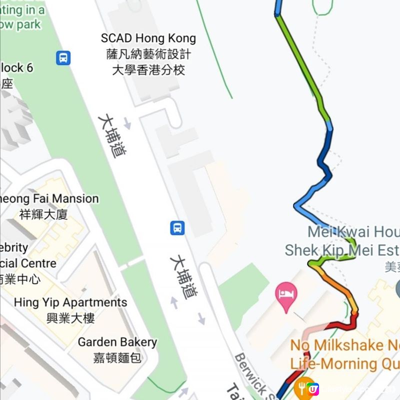 香港簡易跑步路線 3 –深水埗運動場至嘉頓山 (來回)